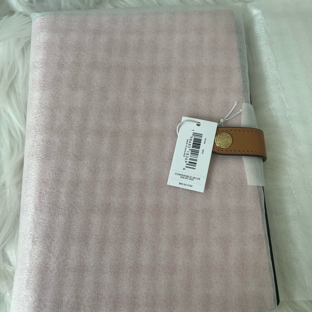 Coach powder pink notebook NWT brand new - Picture 4 of 5